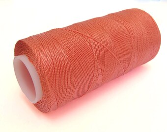 Multa all'uncinetto filo - bobina di cavo - salmone - Nylon Non cerato di 300 metri