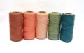 Macrame Cord - Waxed Polyester Thread - Jewelry String - Beading Cord - Set of 5 Colors  GARDEN product logo