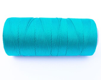 Filo di nylon String - Thread Macrame - uncinetto - Spool - turchese - non cerato di 300 iarde