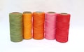 Knotting Cord - Macrame Thread - Waxed Polyester Cord - Set of 5 Colors - SUMMER product logo