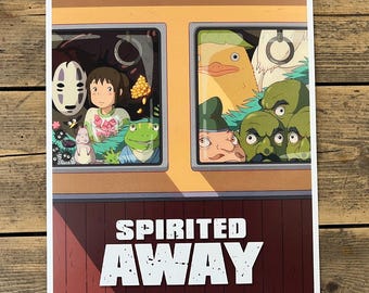 Spirited Away Art Print - Size 21 cm x 26 cm