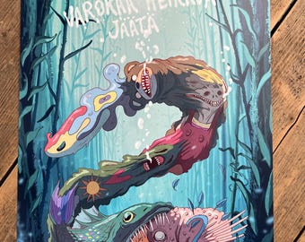 Varokaa Heikkoa Jäätä Art Print - A4 Size