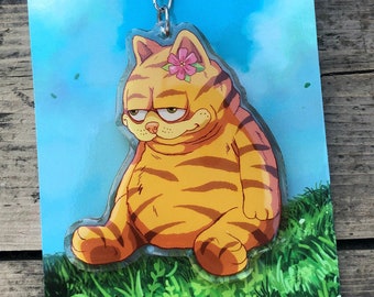 Garf Double-sided Acrylic Keychain