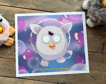 Existential Anime Furb Art Print 12 - Size 20 cm x 23 cm