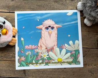 Existential Anime Furb Art Print 13 - Size 20 cm x 23 cm