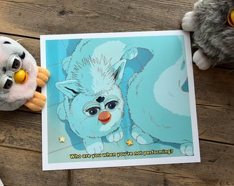 Existential Anime Furb Art Print 3 - Size 20 cm x 23 cm