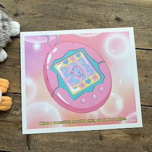 Lámina artística existencial de Tama 1 - Tamaño 20 cm x 23 cm