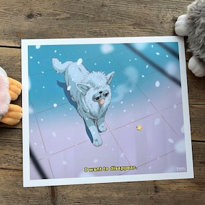 Lámina artística Furb de anime existencial 10 - Tamaño 20 cm x 23 cm