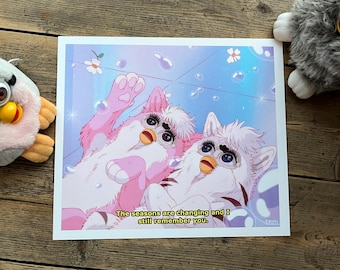 Existential Anime Furb Art Print 11 - Size 20 cm x 23 cm