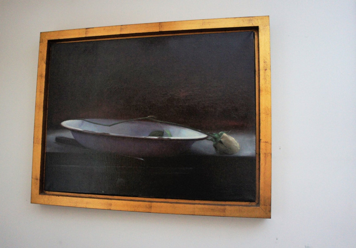 2 OiL Paintings Tempera Grassa SCOTT James OWLES Artist / Etsy