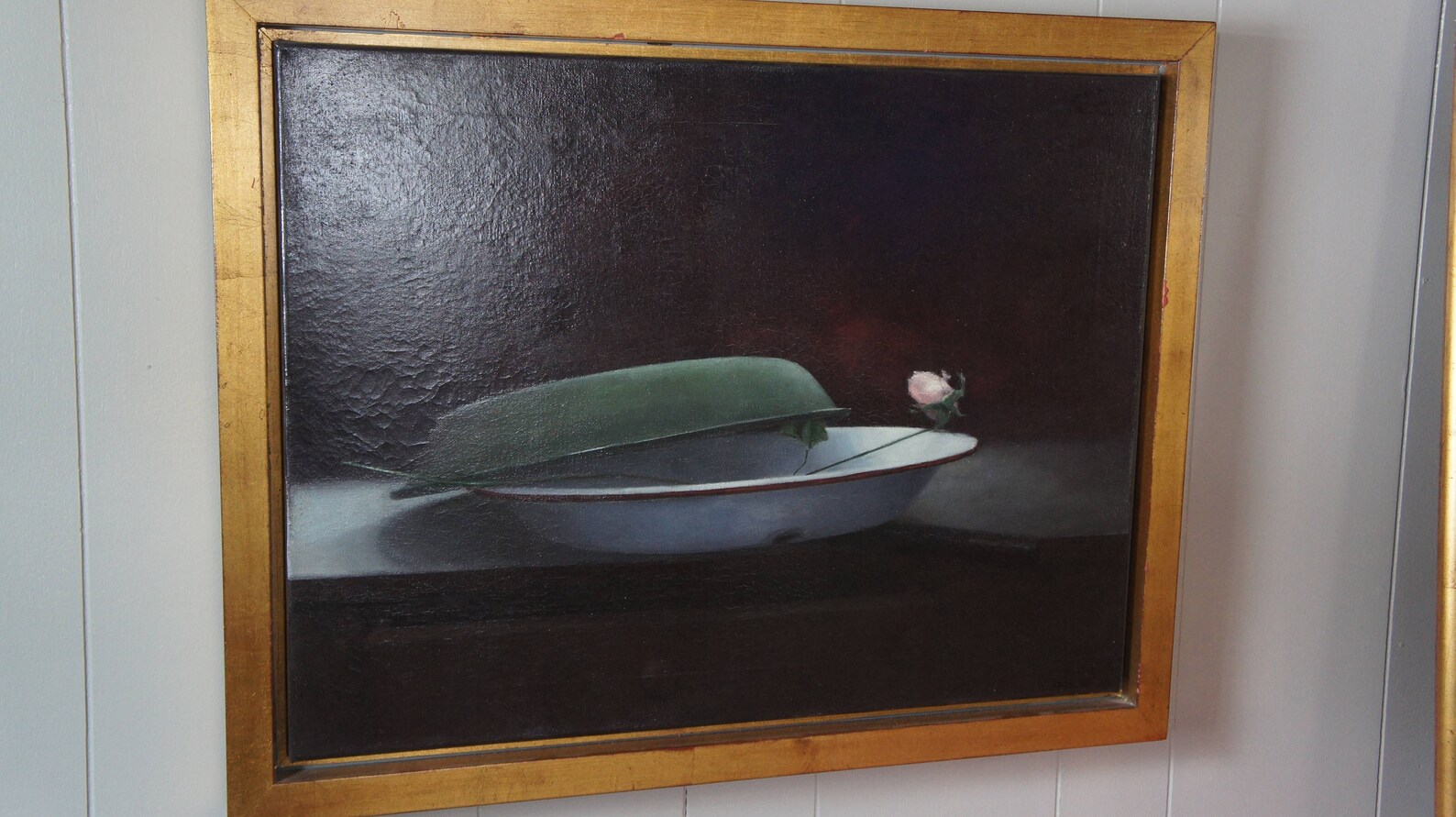 2 Oil Paintings Tempera Grassa SCOTT James OWLES Artist / Title