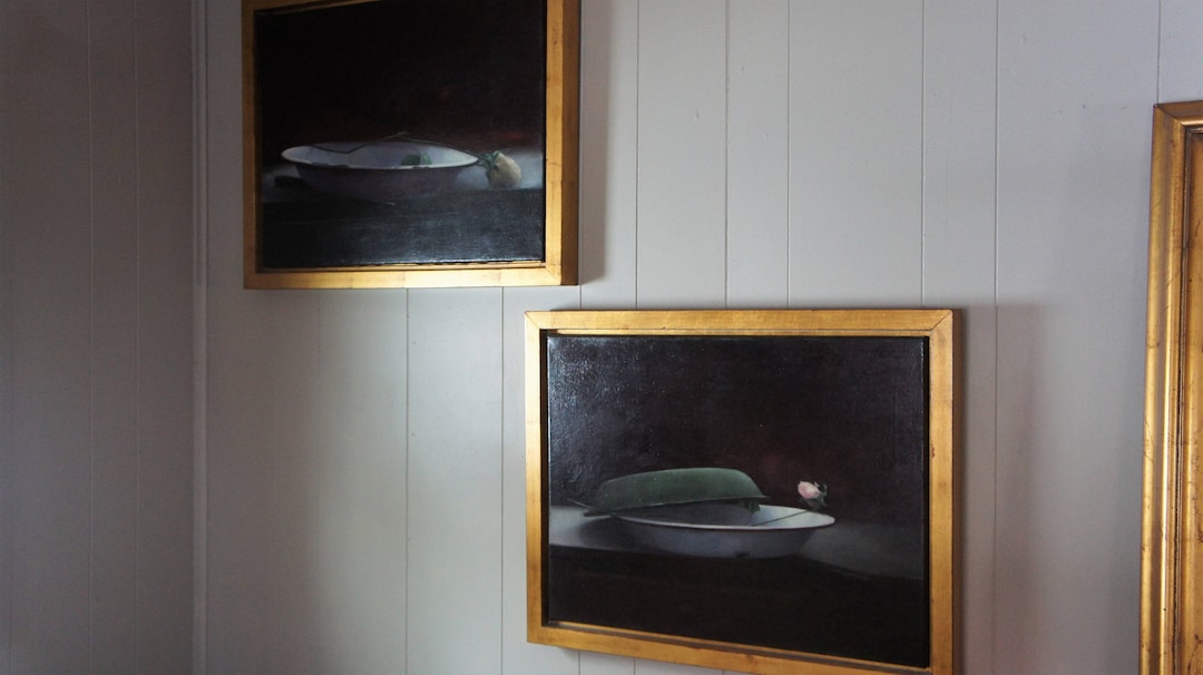 2 Oil Paintings Tempera Grassa SCOTT James OWLES Artist / Title