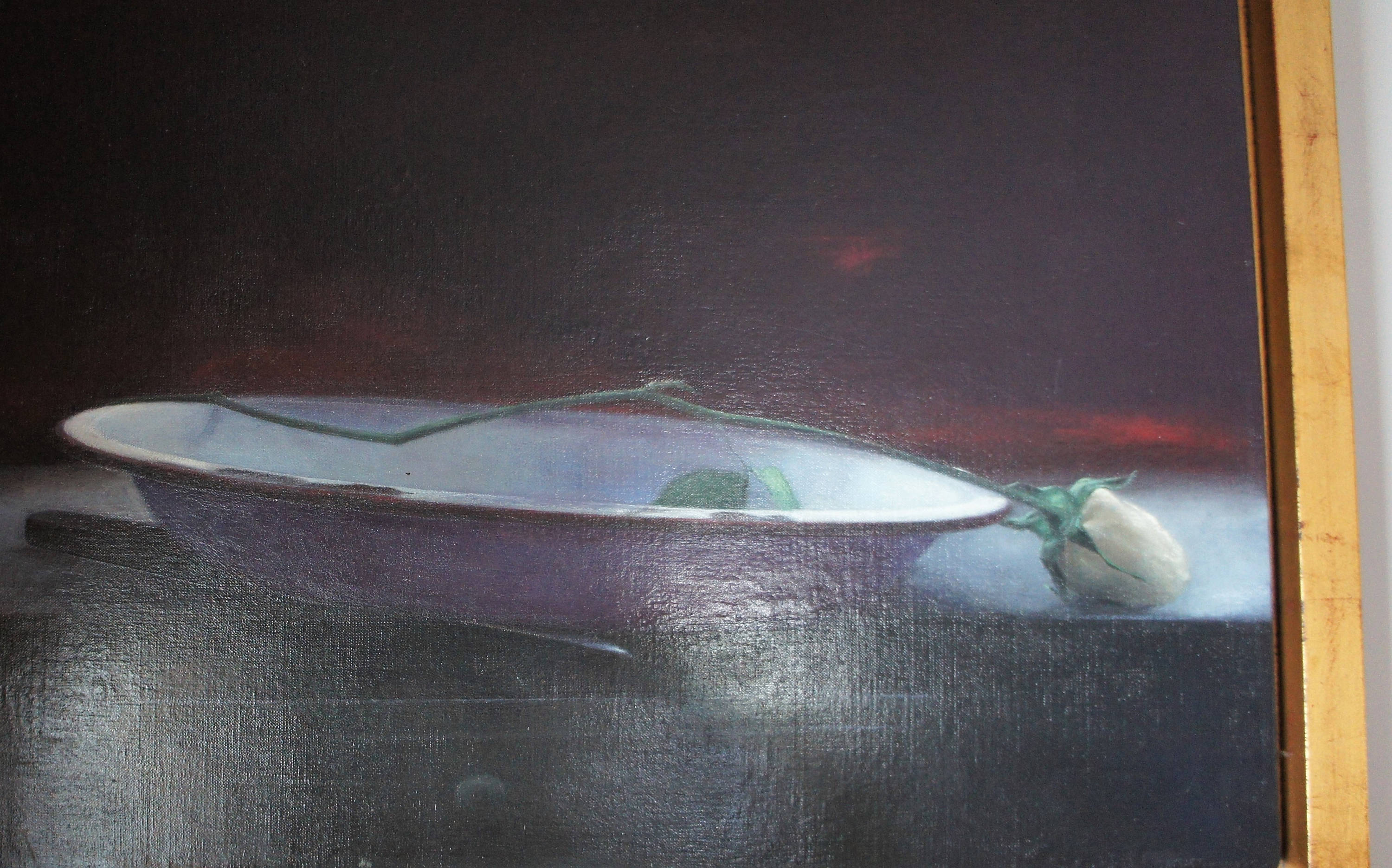 2 Oil Paintings Tempera Grassa SCOTT James OWLES Artist / Title