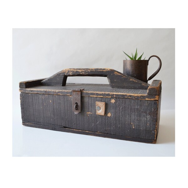 Antique Wood Box Etsy