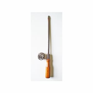 Large Vintage Screwdriver Wood Handle 18&quot;