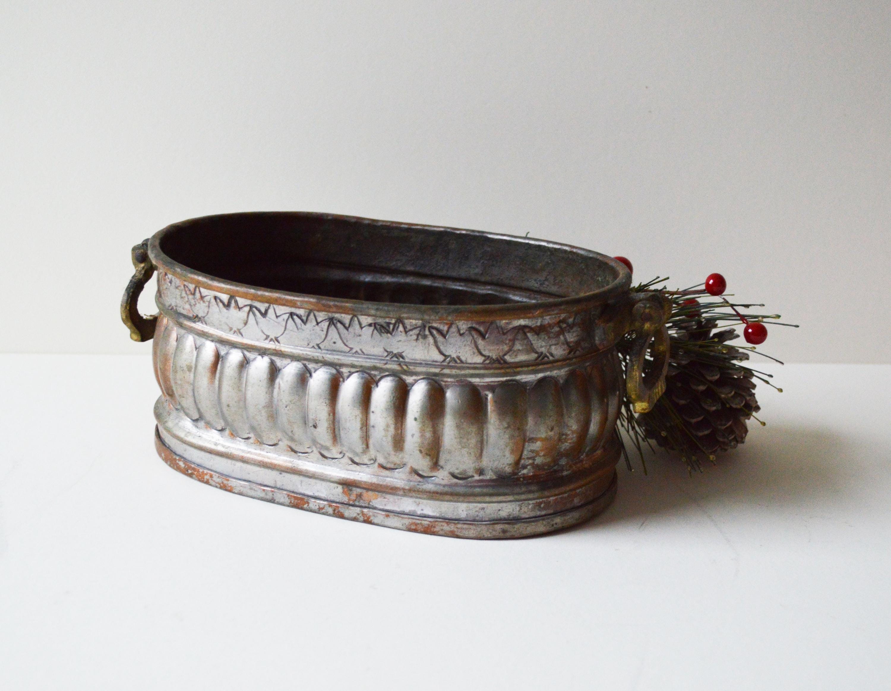 Oval Metal Container - Etsy