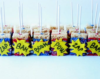 Superhero Birthday Super Hero Birthday Superhero Baby Shower Superhero Party Favors Comics Birthday Comics Party Favors