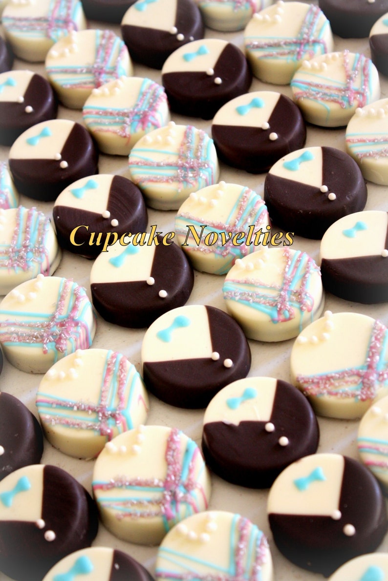 Bride Groom Edible Wedding Favors Chocolate Oreos Cookies Gift Image 0