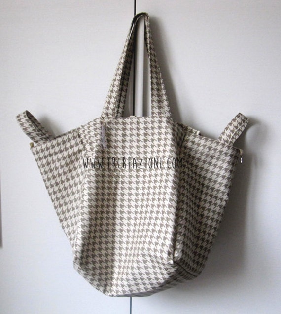 AQUA DI MARE Maxi Borsa Mare Donna Grande XXL con Tasche e Pochette BLU  ARGENTO EUR 22,90 - PicClick IT