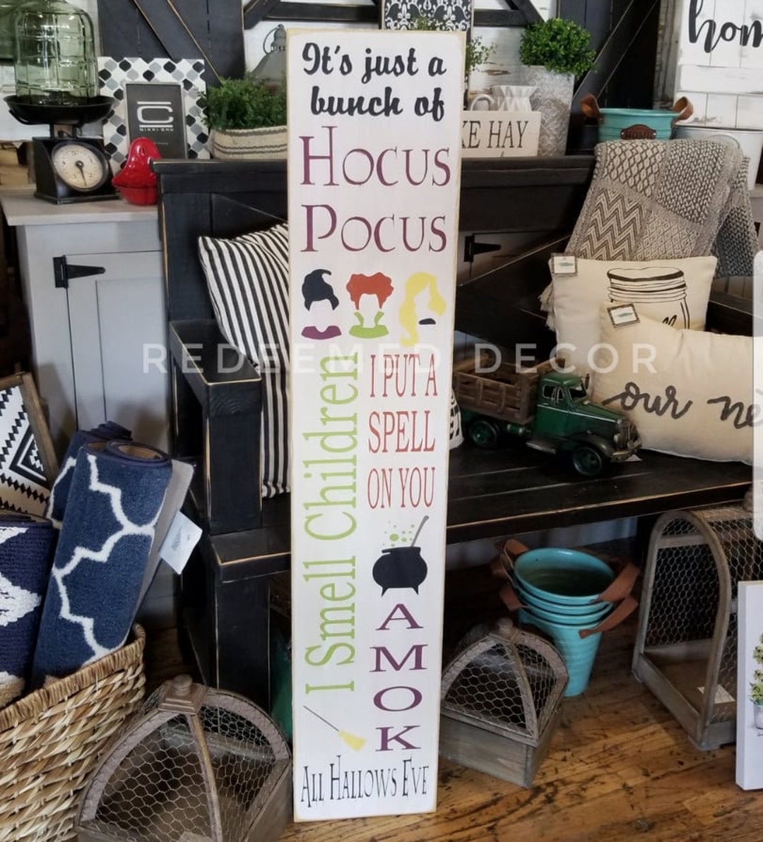 SVG Digital File Porch Leaner Sign Hocus Pocus Movie Gift - Etsy