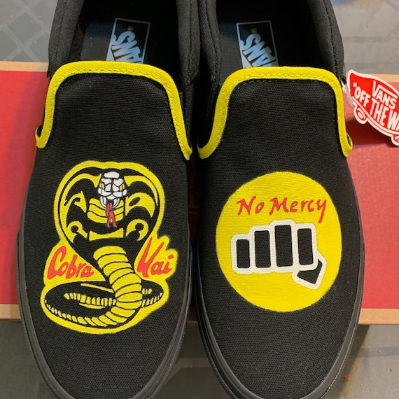 El Karate Kid Cobra Kai No Mercy inspirado en los zapatos Vans - Etsy México