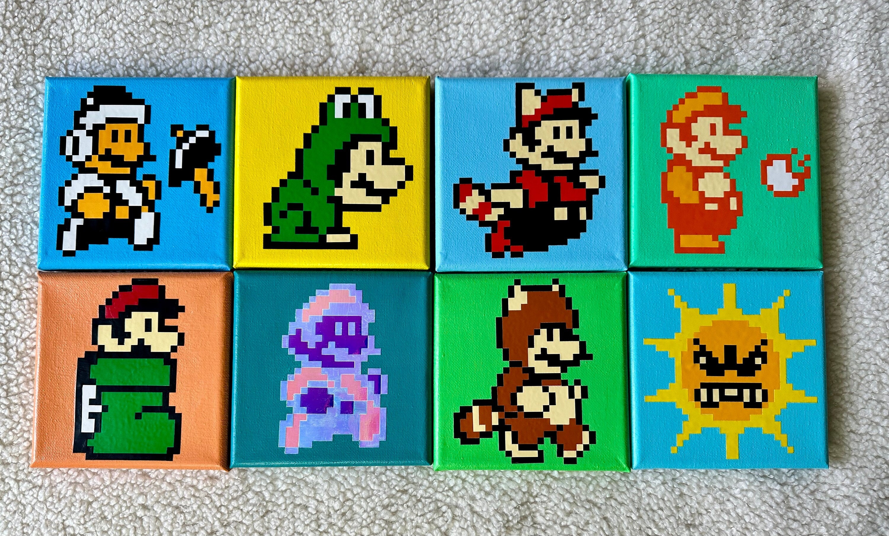 Super Mario Bros 3, Clipart, Mario, Pixels, 8-bit, Vector, Classic, Game,  Art, Digital, Stamp, Scrapbook, Instant Download, Clip Art, 121 