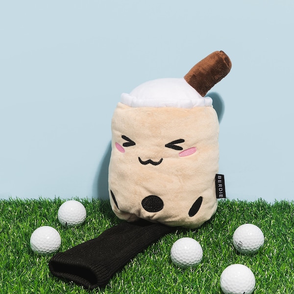 Berdie Original Bubble Tea Golf Driver Cover | Milk Tea