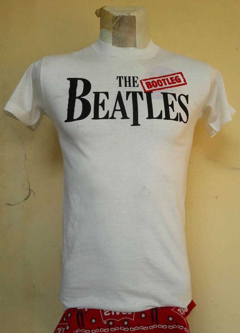 VINTAGE THE BEATLES bootleg T-shirt | Etsy