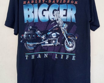 Vintage Harley Davidson Bigger Than Life T-Shirt