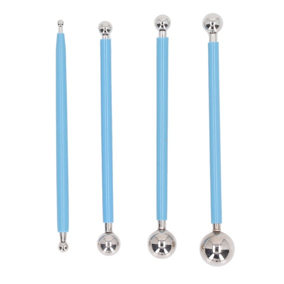 Bille En Metal Outils De Sculpture Modu00e9lisation Stylo U00e0 Bille En Acier Inoxydable Set Billes Argile