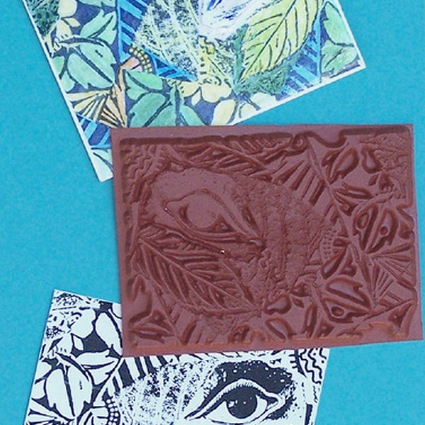 Eye Rubber Stamp Etsy