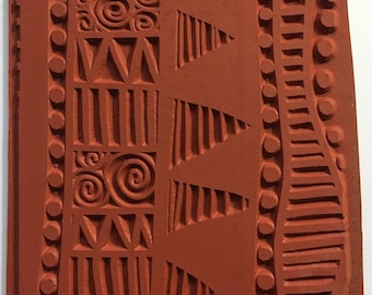 SOLDER STAMPING IMAGES Vulcanized Red Rubber Deep Etched - Etsy