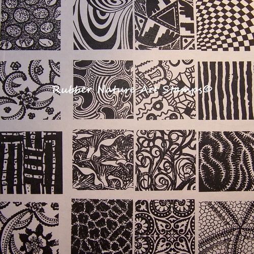 15 Deep Etched Rubber Nature Art Stamp Unmounted Texture Etsy