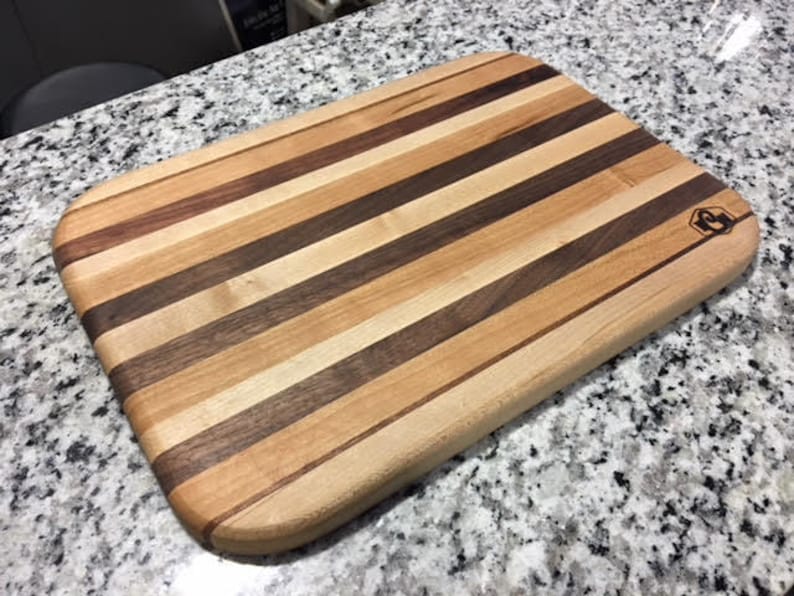 Black Walnut Cherry Maple Cutting Board - Etsy