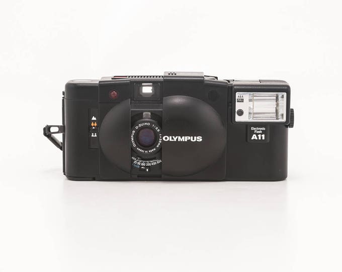 OLYMPUS XA2 35mm Point and Shoot Film Photography Camera in Working