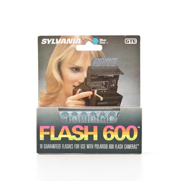 Sylvania Flash 600 blue dot - 10 Flash Bar New in box - polaroid 600 flahs cameras