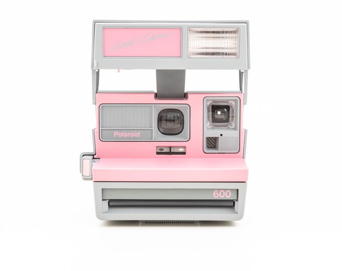 Polaroid Cool Cam Pink and Grey Camera Rare Polaroid 600 - Etsy
