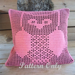 Filet Crochet Owl Pillow Pattern