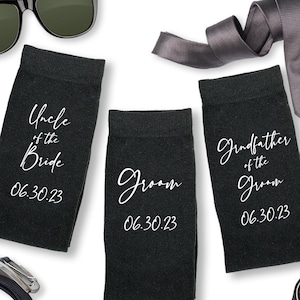 Personalized Wedding Party Socks, Personalized Socks for the Best Man and Groomsmen, Personalized Socks for Groomsmen Gift Idea