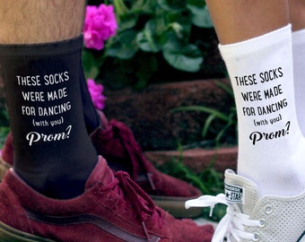 Fun Promposal Socks, Socks Made for Dancing With Your Prom Date, Cotton Crew  2023 Promposal Socks for Him and Her -  Norway