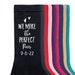 Personalized Groom Gift from Bride, Wedding Socks for the Groom in Assorted Designs, Custom Socks with Wedding Date Added 