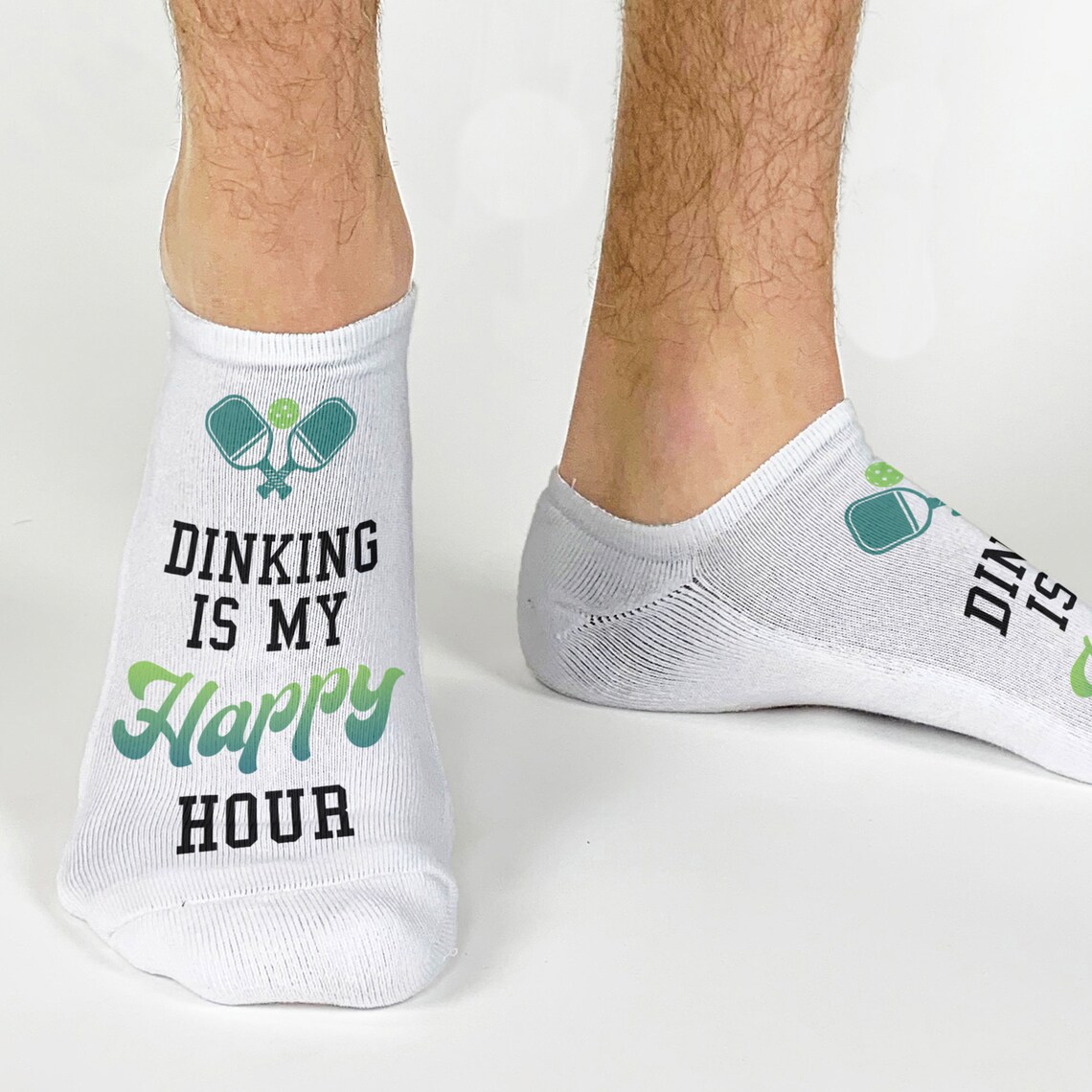 Funny Pickleball Socks Dinking is My Happy Hour Funny Socks Etsy