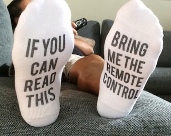 If You Can Read This Funny Printed No Show Socks are Great Gift Ideas for Him with 9 Designs to Choose From