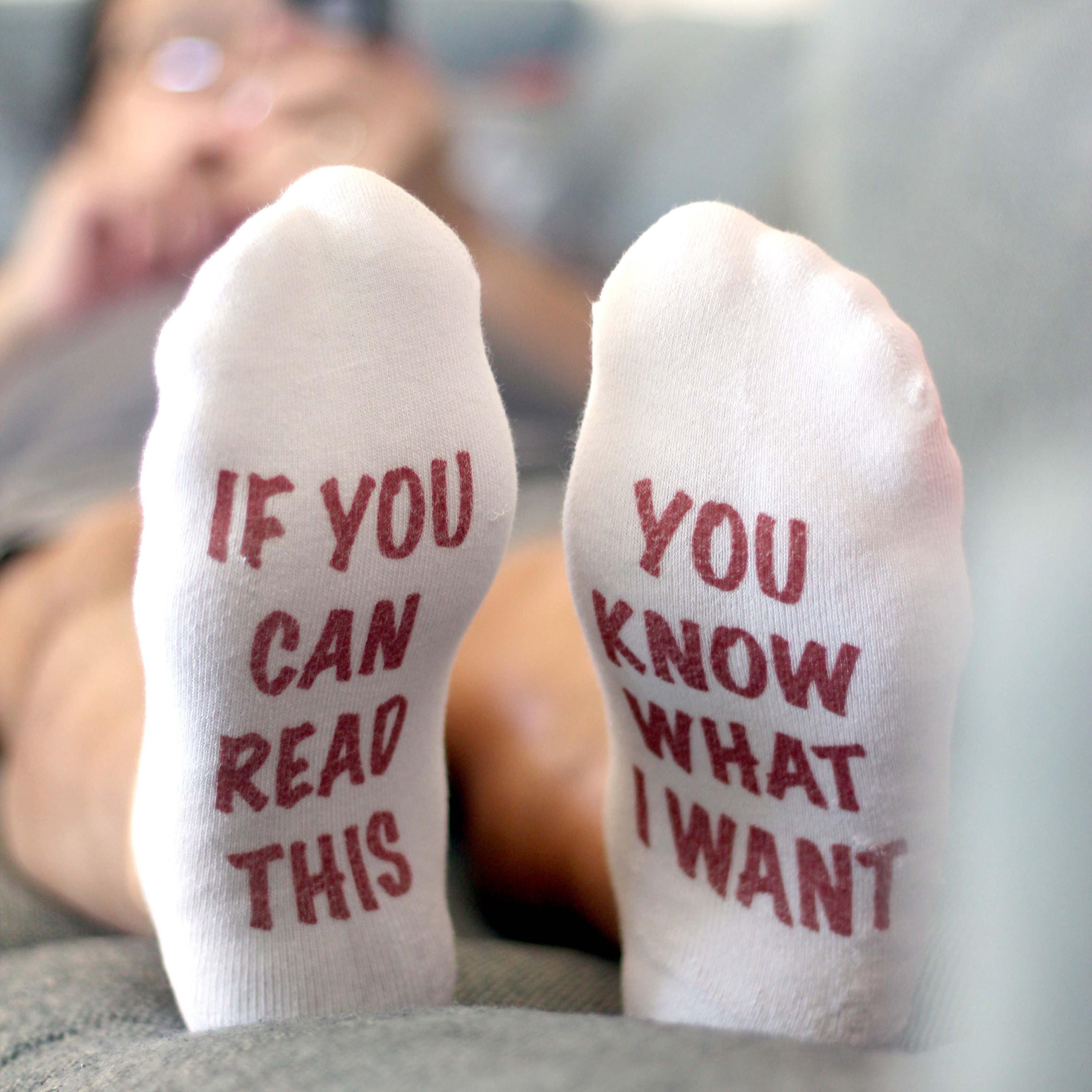 Funny Socks for Men If You Can Read This Mens Novelty Socks Etsy