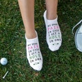 Cute Printed Golf Socks for Women, Funny No-Show Golf Socks, Spare Pair in Case You Get a Hole in One, Golf Gift for Women Golfers