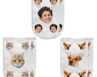 Custom Photo Socks: Personalized Pet & People Face Socks
