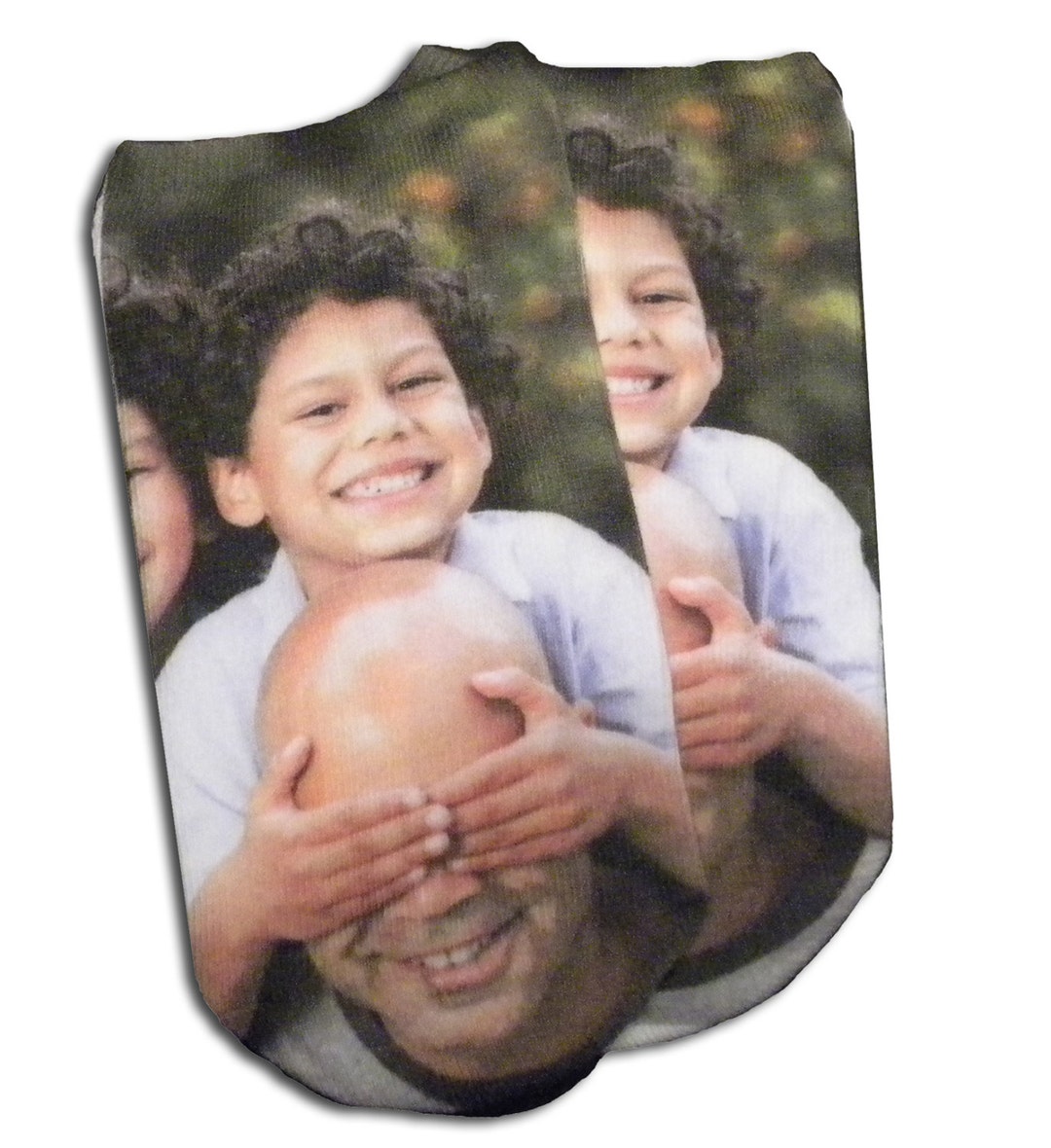 Personalized and Custom Novelty Socks With Photos No Show Photo Socks for Dad for a Fun Gift