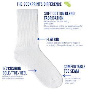 Custom Socks for Women, Add Your Own Custom Design or Text ...