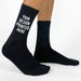 Custom Printed and Personalized Mens Dress and Basic Crew Socks for Him with Your Own Design Added Sold by the Pair 