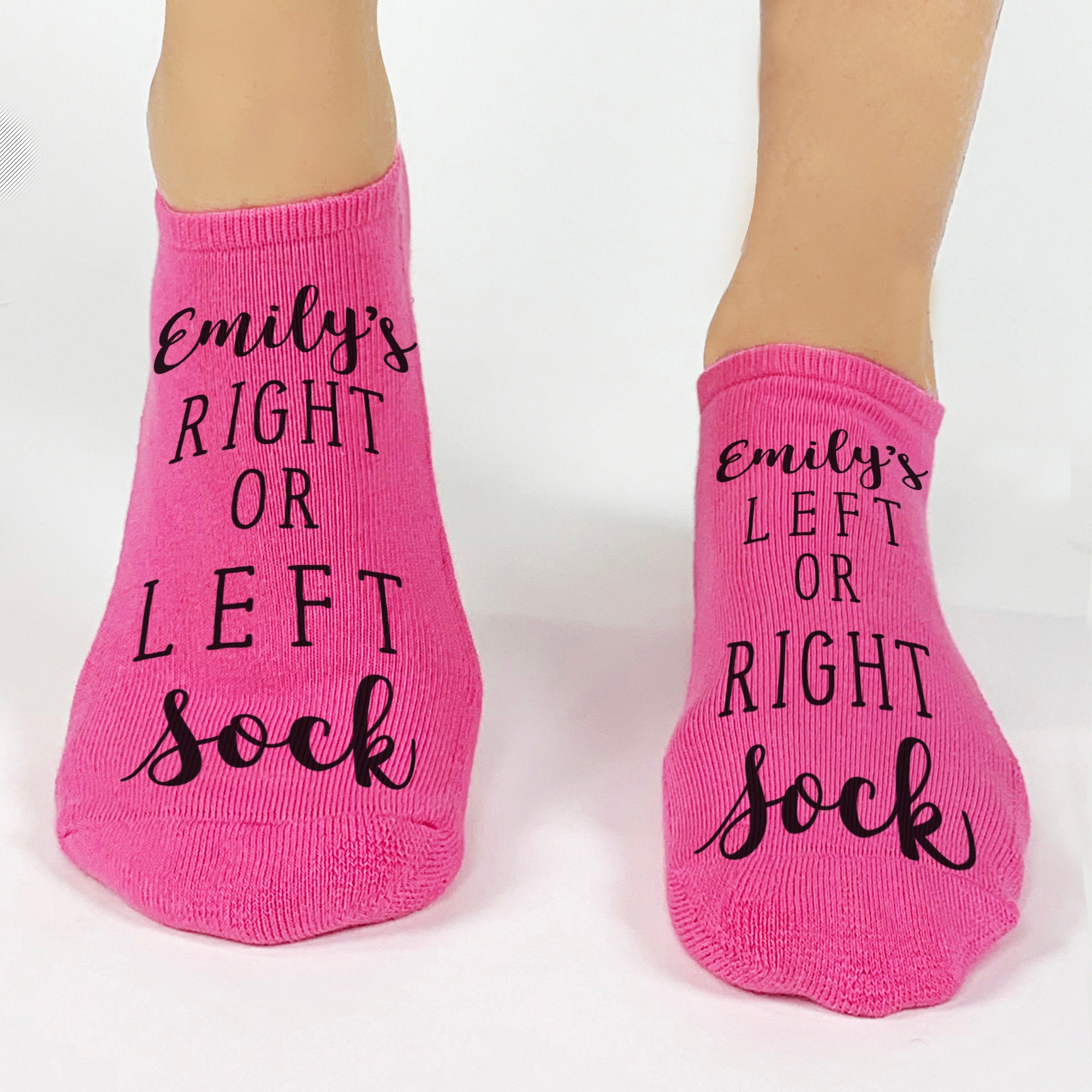 Funny Personalized Socks for Her, Custom Printed Socks With a Name